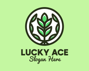 Organic Farming Emblem logo design