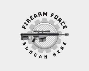 Military Artillery Firearm logo