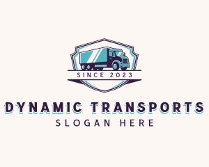 Truck Vehicle Transportation logo design