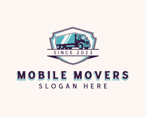 Truck Vehicle Transportation logo design