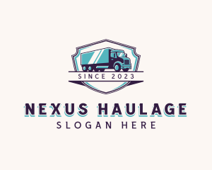 Truck Vehicle Transportation logo design