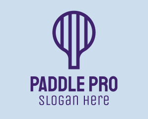 Minimalist Table Tennis Paddle  logo