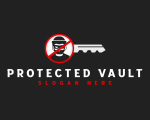 Locksmith Key Security logo design