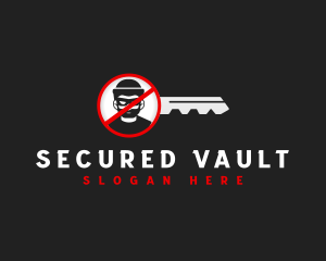 Locksmith Key Security logo design