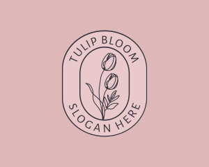 Tulip Beauty Flower logo
