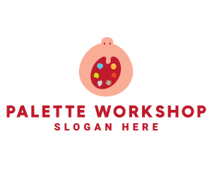 Screaming Art Palette logo