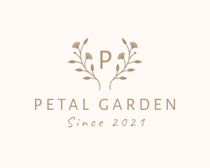 Plant Foliage Wreath logo design