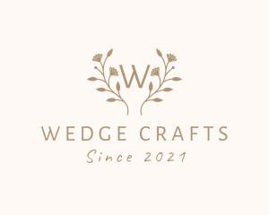 Plant Foliage Wreath logo design