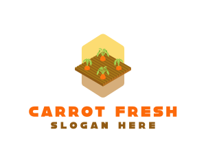 Carrot Plant Farm logo design