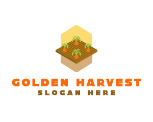 Carrot Plant Farm logo design