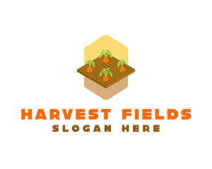 Carrot Plant Farm logo design