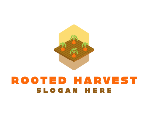 Carrot Plant Farm logo design