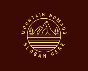 Outdoor Mountain Travel logo design