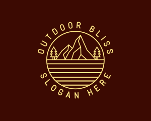 Outdoor Mountain Travel logo design