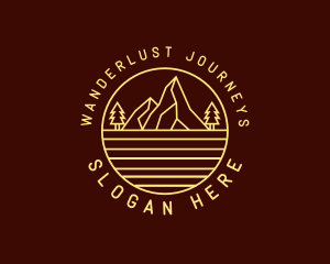 Outdoor Mountain Travel logo design