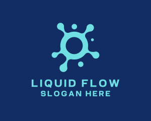 Paint Blob Splatter logo design