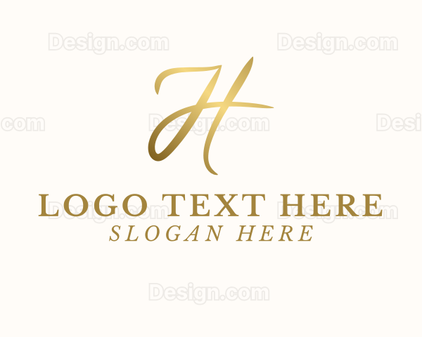 Elegant Script Hotel Logo