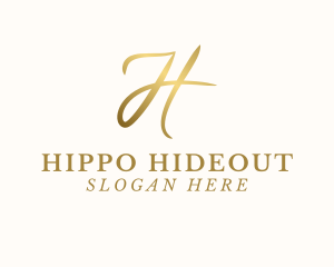 Elegant Script Hotel logo design