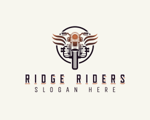 Racer Motorcycle Rider logo design