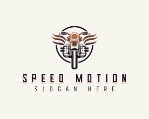 Racer Motorcycle Rider logo design