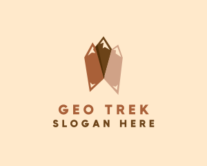 Outdoor Mountain Trek logo design