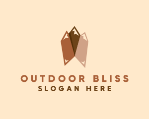 Outdoor Mountain Trek logo design