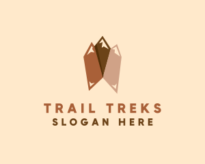 Outdoor Mountain Trek logo design