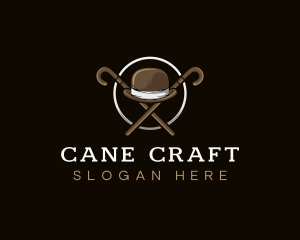 Cane Bowler Hat logo