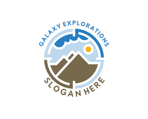 Mountain Sky Hiking logo design