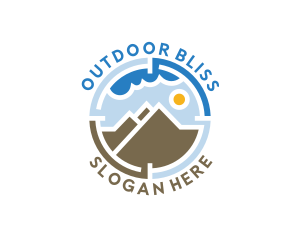 Mountain Sky Hiking logo design