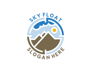 Mountain Sky Hiking logo design