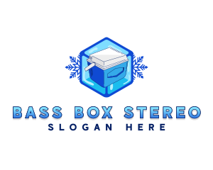 Ice Box Cooler logo design