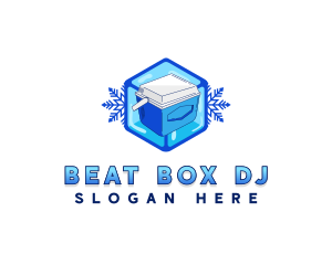 Ice Box Cooler logo design