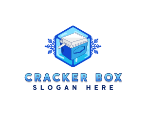 Ice Box Cooler logo design