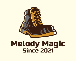 Leather Boots Footwear logo