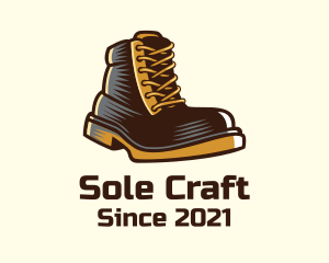 Leather Boots Footwear logo