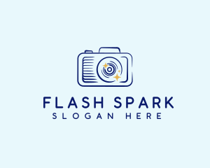 Camera Flash Photography logo design