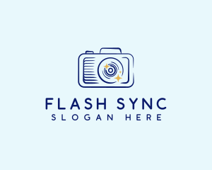 Camera Flash Photography logo design