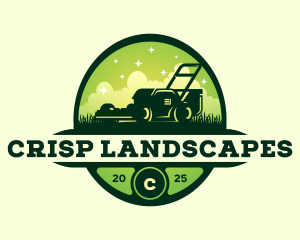 Landscaping Lawn Mower  logo