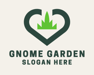 Grass Heart Gardening logo design