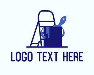 Ladder Paint Bucket logo