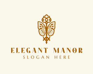 Elegant Boutique Key Wings logo design