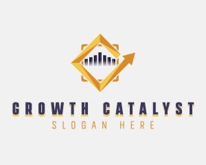 Analytics Graph Financing logo design