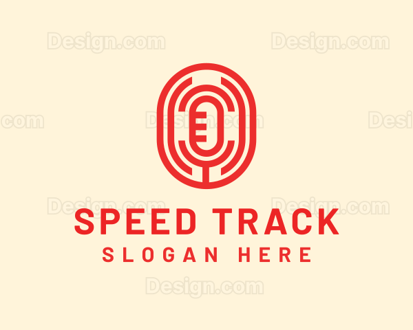 Podcast Radio Mic Logo