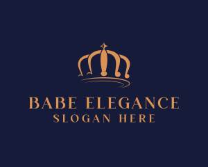 Elegant Crown Jewelry logo design