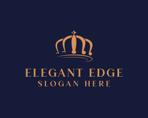 Elegant Crown Jewelry logo design