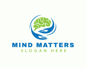 Brain Hand Psychologist logo