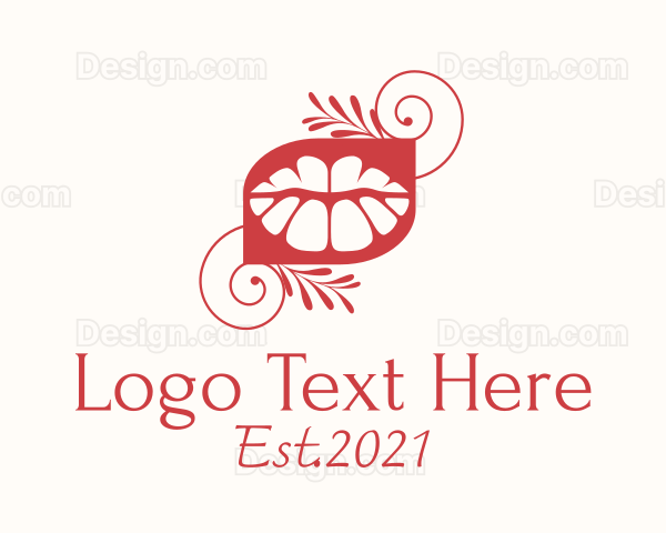 Lip Tattoo Service Logo