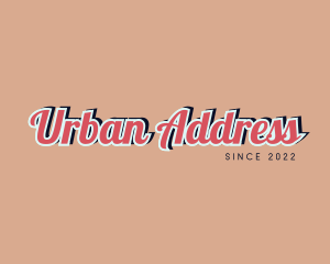 Retro Urban Graffiti logo design