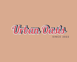 Retro Urban Graffiti logo design